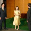 Lysander confronts Hermia and Demetrius